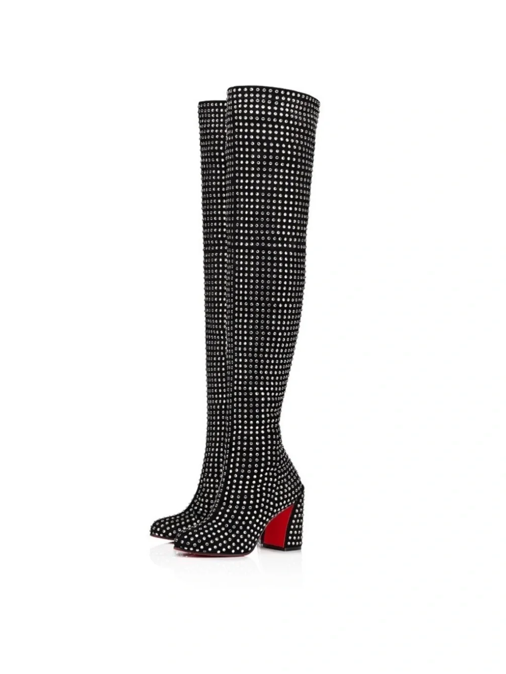 Christian Louboutin Strass Jane botta Crystal accent 9,995